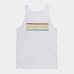 Kaiser Chiefs Retro Lines Tank Top